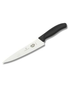 Victorinox 7.50" Carving Knife with Black Fibrox Handle and High Carbon Stainless Steel Blade Model 6.8003.19US1