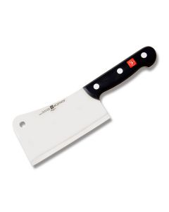 Wusthof Classic Cleaver with Black Polyoxymethlyene Handle and Satin Coated High Carbon Stainless Steel 6" Cleaver Plain Edge Blade Model 468516