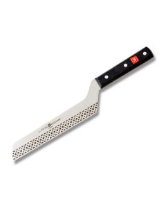 Wusthof Gourmet 7" Cheese Knife with Black Polyoxymethylene Handle and Satin Coated High Carbon Stainless Steel Construction Model 4802