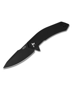 Zero Tolerance Knives 0095 Sprint Run with Black DLC Coated Titanium Handles and Black DLC Coated S90V Stainless Steel 3.5" Drop Point Plain Edge Blade Model 0095S90BLK