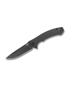 Zero Tolerance Knives 0450CF with Carbon Fiber Handles and Black Tungsten DLC Coated S35VN Stainless Steel 3.25"  Drop Point Plain Edge Blade Model 0450CF