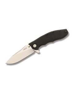 Zero Tolerance Knives 0562 with Black G-10 and Titanium Handles with Stonewashed Coated Steel 3.50" Drop Point Plain Edge Blade Model 0562