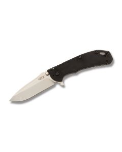 Zero Tolerance Knives 0566 with Black G-10 Handles with Elmax Powder Stainless Steel 3.25" Drop Point Plain Edge Blade Model 0566