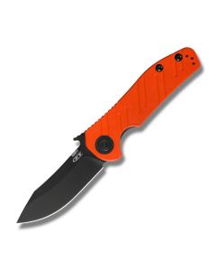 Zero Tolerance Knives Limited Edition 0630 with Orange G-10 Handle and Black DLC Coated S35VN Stainless Steel 3.625" Plain Edge Blade Model 0630ORG