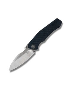 Zero Tolerance 0850 with Carbon Fiber Composite Handle and Stonewash Coated CPM 20CV Stainless Steel 3.75" Drop Point Plain Edge Blade Model 0850