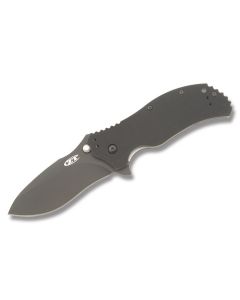 Zero Tolerance Knives 0350 with Black G-10 Handles and Black Tungsten Coated S30V Stainless Steel 3.25" Drop Point Plain Edge Blade Model 0350